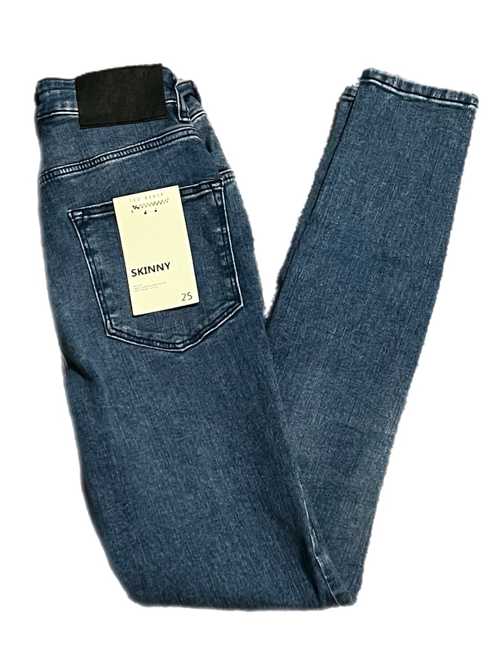 NWT Ted Baker Mid Wash Mid-Rise Skinny Jeans